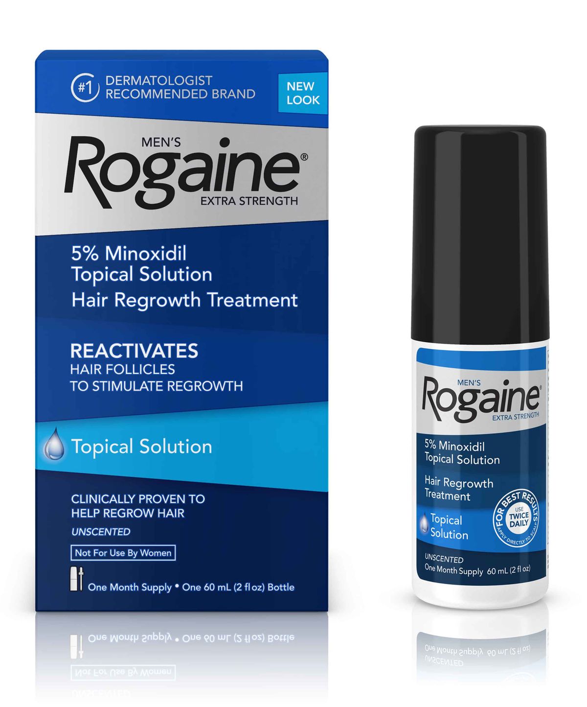 Men S Rogaine Hair Regrowth Topical Solution One Month Supply