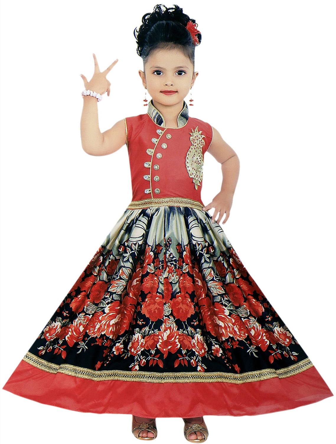 Buy Cute Fashion Kids Girls Baby Dress Princess Satin and ...