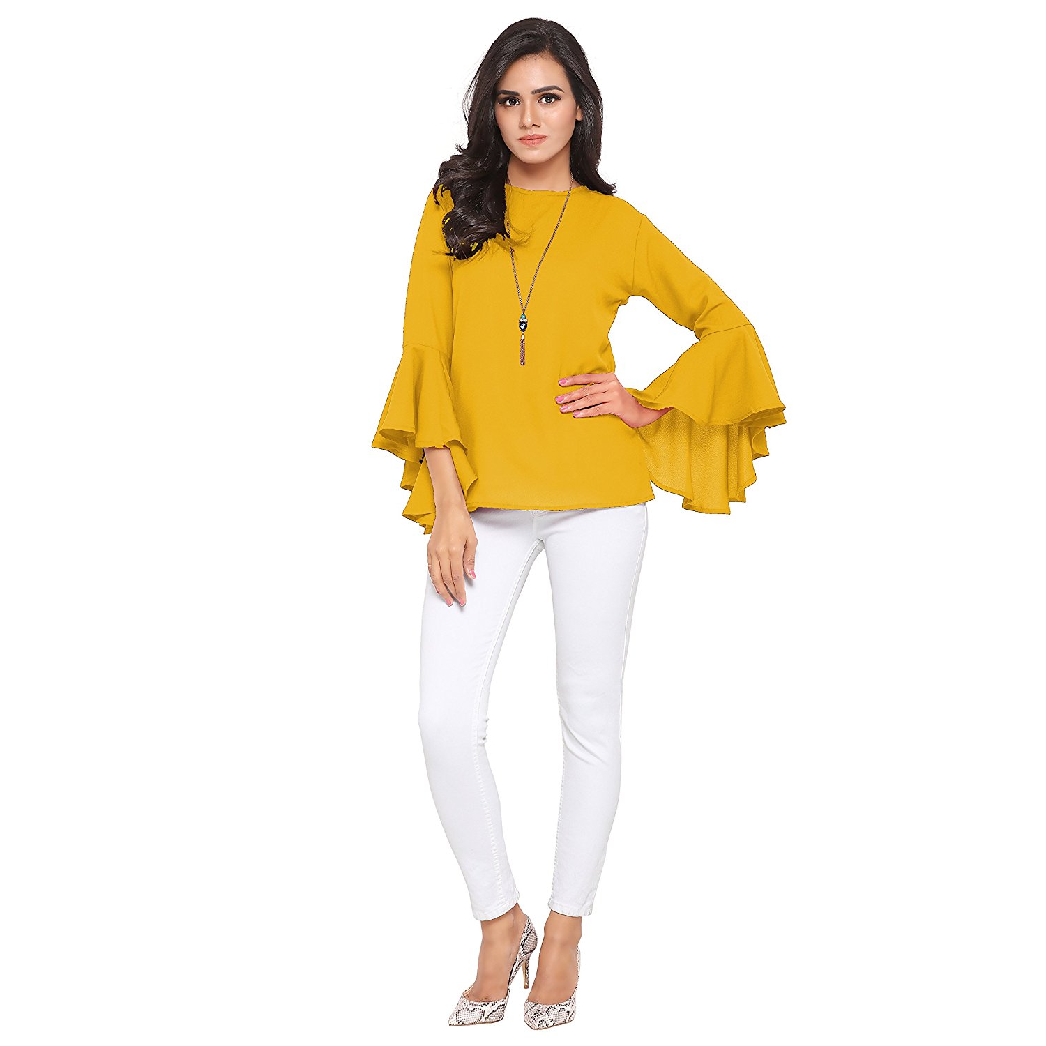big ruffle top