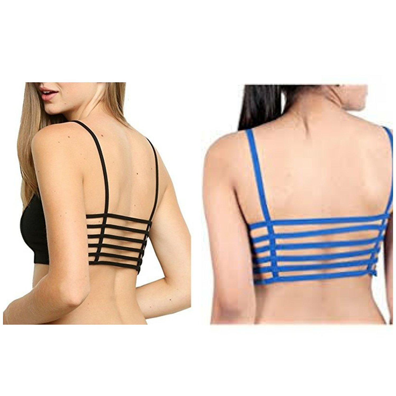 Buy 6 strap padded bra removable pads free at Lowest Price