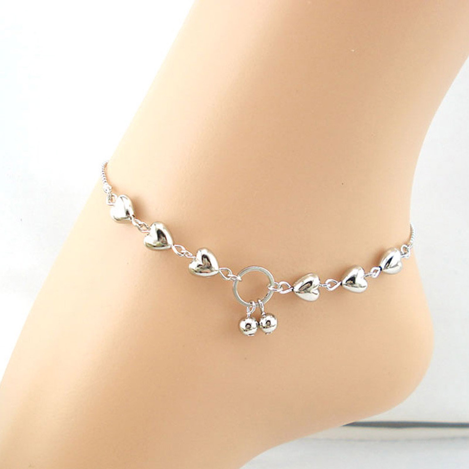 Buy Heart Silver Anklet Vc685 at Lowest Price HESIAN42121SKW11247 Kraftly