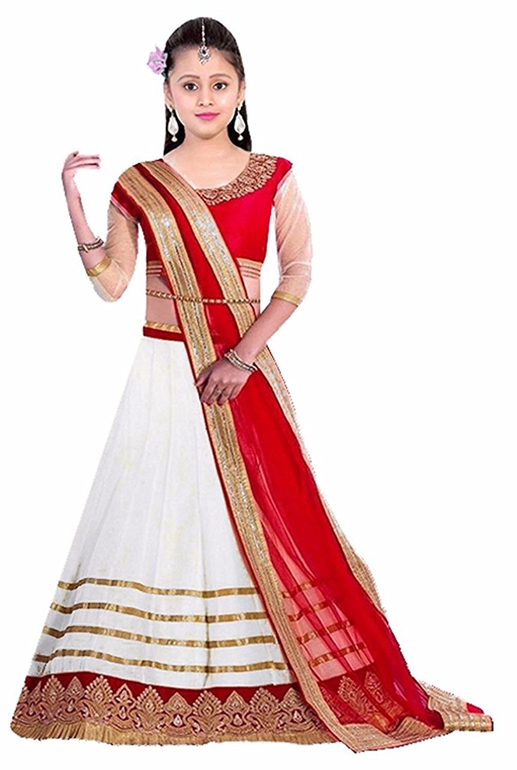 half saree for 12 years girl