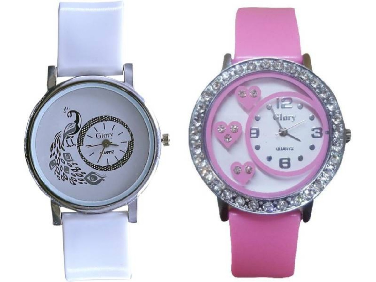 Buy New ladies analogue watch combo at at Lowest Price