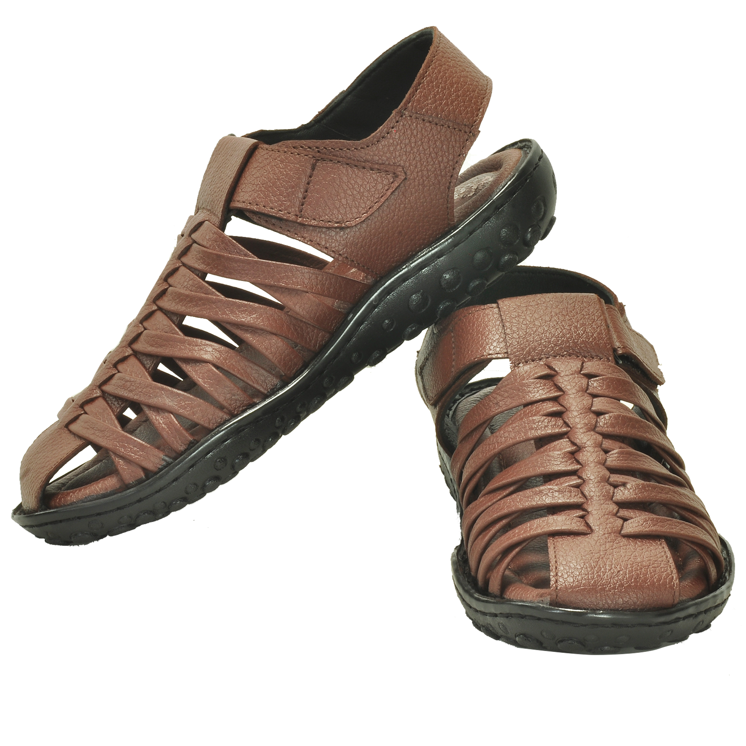Ajanta Men s Classy Sandals Brown
