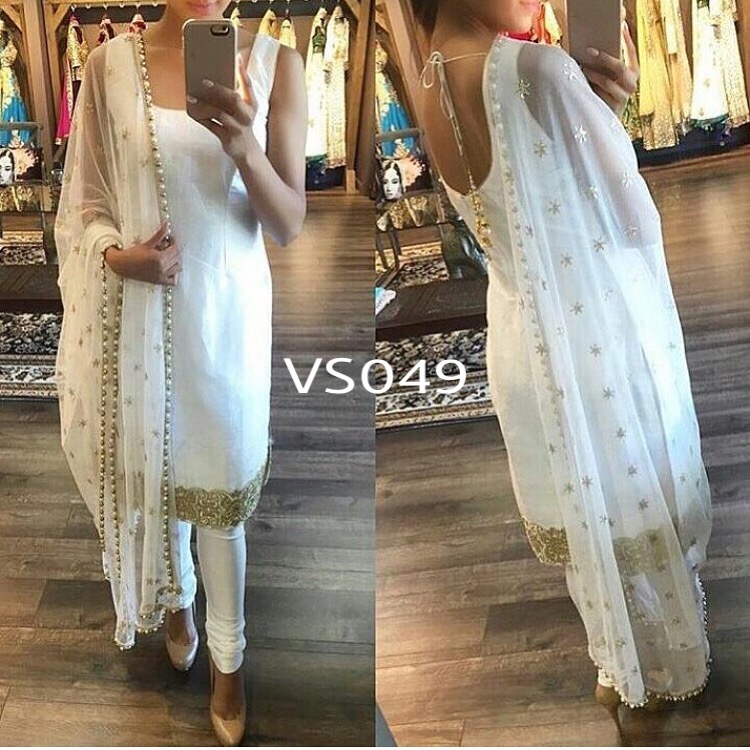 white punjabi suits